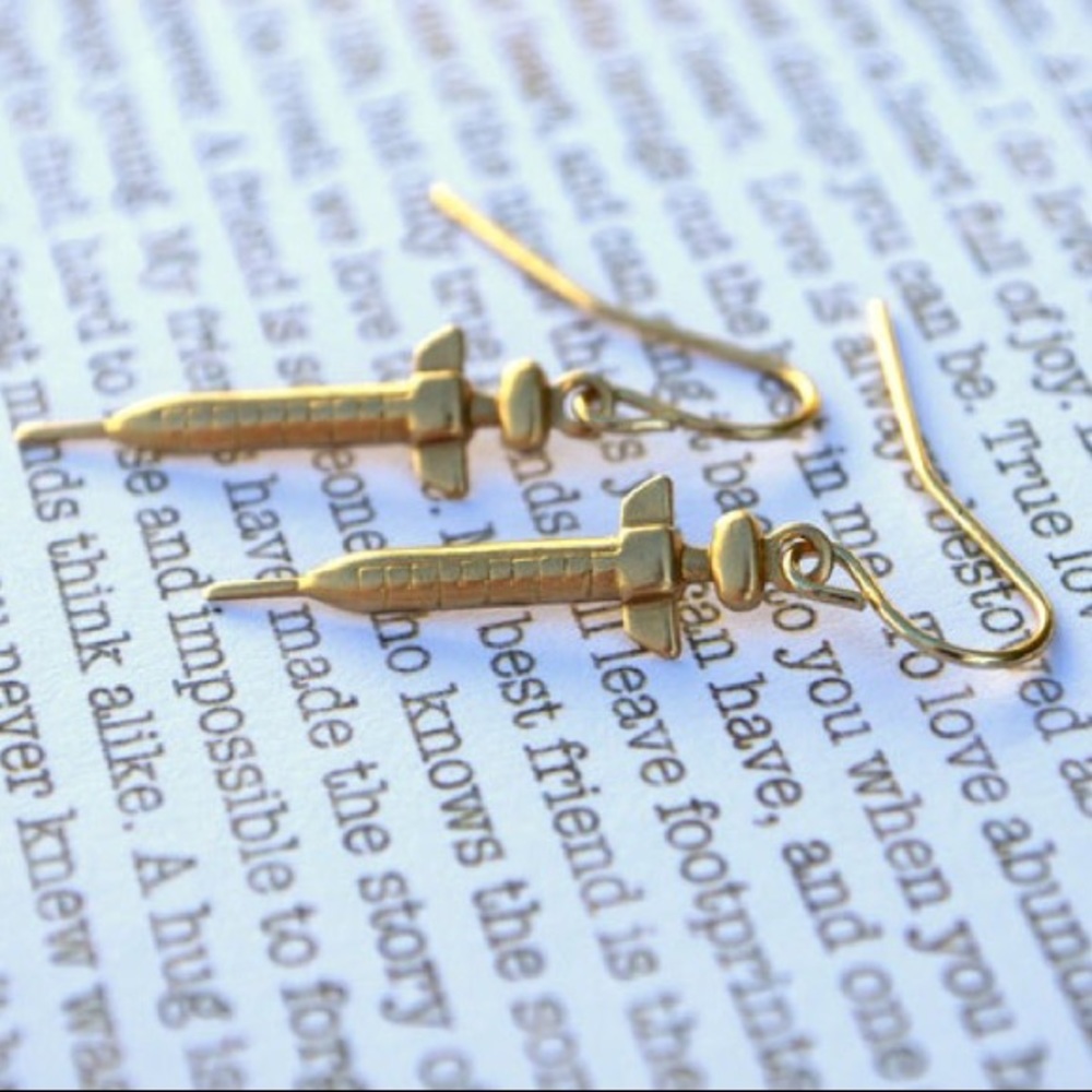 Nurse Earrings - Needles, Shots